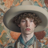 Theodore - Handsome Gay Cowboy Aesthetic Art Print - Posters Prints & Visual Artwork - Aesthetic Art