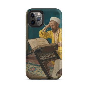 Theologian with Koran - Osman Hamdi Bey Iphone Case, 11 Pro / Matte, Phone Case Painting Scholar