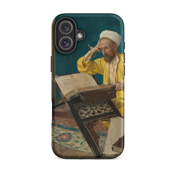 Theologian with Koran - Osman Hamdi Bey Iphone Case, 16 Plus / Matte, Phone Case Painting