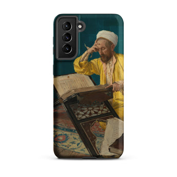Theologian with Koran - Osman Hamdi Bey Samsung Case, Galaxy S21 Plus / Matte, Phone Case Classical Painting Scholar