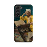 Theologian with Koran - Osman Hamdi Bey Samsung Case, Galaxy S22 Plus / Matte, Phone Case Classical Painting Man