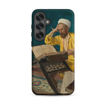 Theologian with Koran - Osman Hamdi Bey Samsung Case, Galaxy S25 Plus / Matte, Smartphone Case Classical Painting Scholar