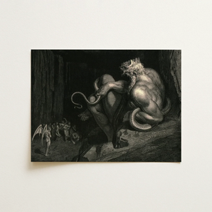 There Minos Stands - Gustave Dore Art Print / Canvas, Coils, Counting Device Prints