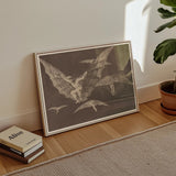 Where There’s a will Way - Francisco De Goya Art Print / Canvas Framed Artwork Winged Figure Creatures Goya Captures, Etched Copper,