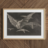 Where There’s a will Way - Francisco De Goya Art Print / Canvas Framed Print Historical Figures Goya Captures, Etched Copper, Madness