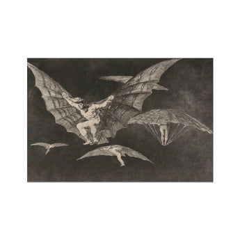 Where There’s a will Way - Francisco De Goya Art Print, Devices Figures Mid-air