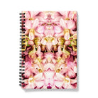 Think Pink - Kaleidoscopic Orchid Art Notebook A5 - Graph Paper Notebooks & Notepads