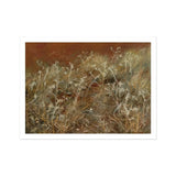 Thistles - John Singer Sargent En Plein Air Art Print / Canvas Delicate Dried Wildflowers Grasses Brown Backdrop John Singer Sargent,