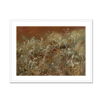 Thistles - John Singer Sargent En Plein Air Art Print, Delicate Dried Wildflowers Grasses Muted Brown Beige Tones