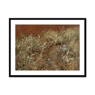 Thistles John Singer Sargent En Plein Air Art Print, Delicate Dried Wildflowers Grasses Muted Brown White Tones