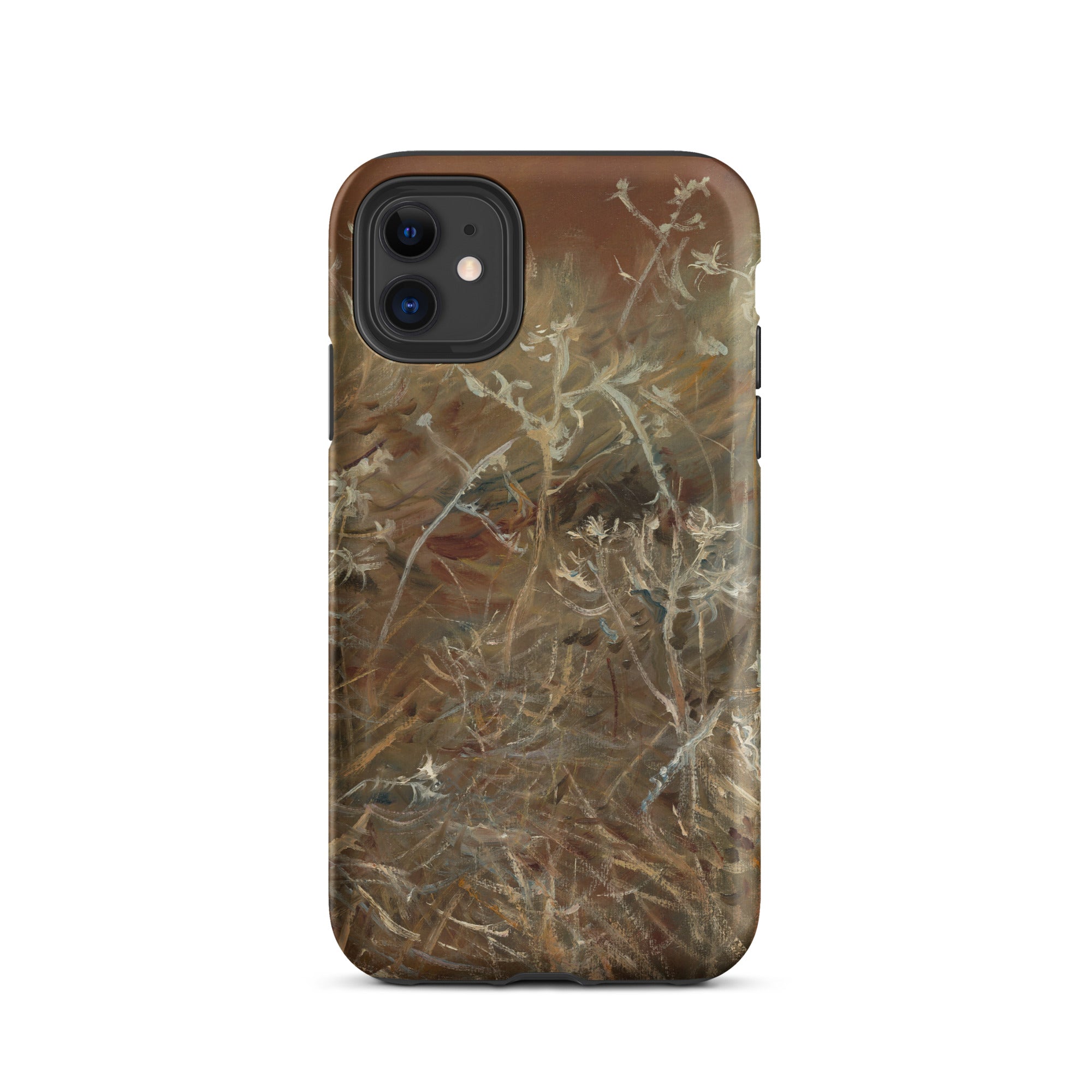 Thistles John Singer Sargent Iphone Case, 11 / Matte, Brown Phone Case Plant Design