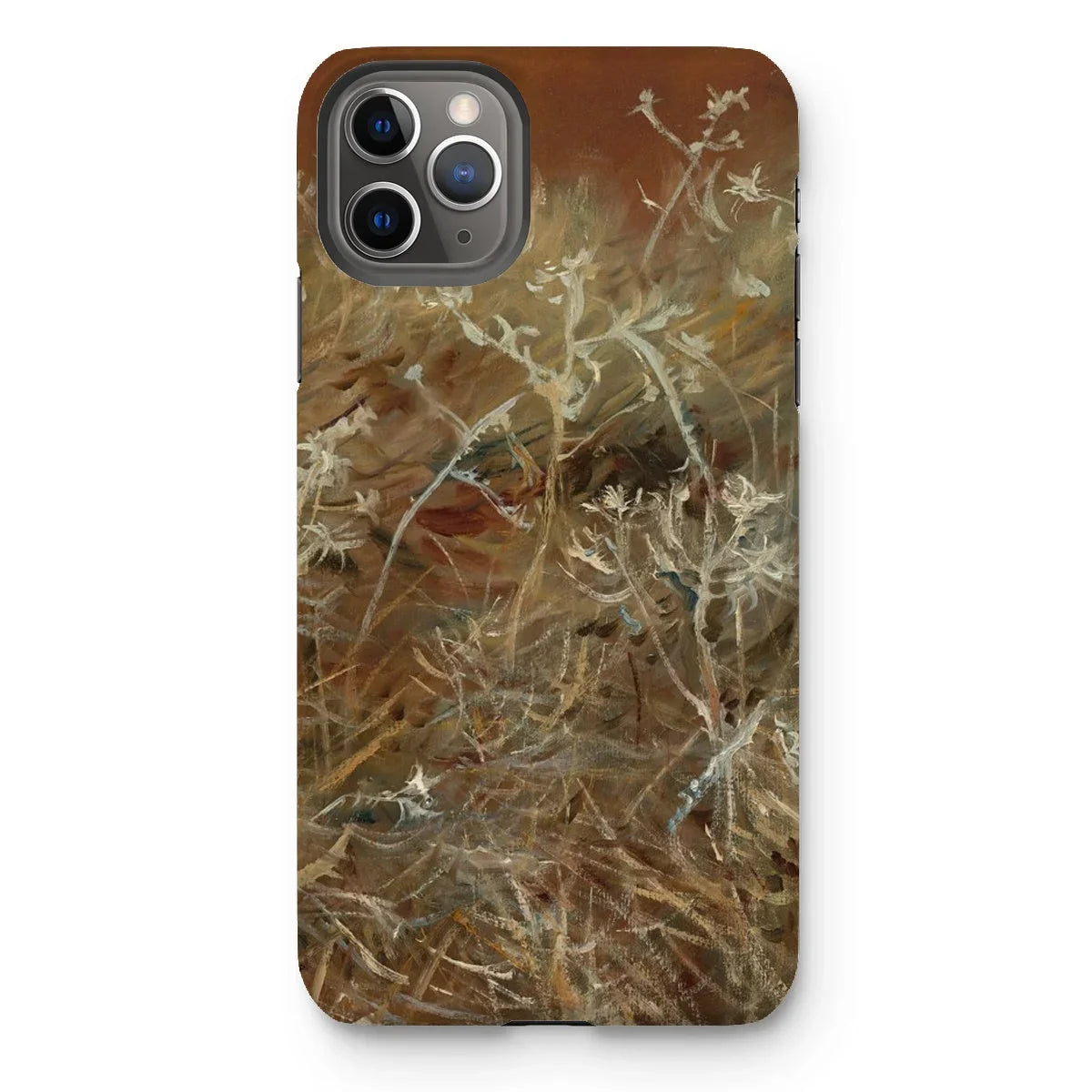 Thistles - John Singer Sargent Iphone Case, 11 Pro Max / Matte, Iphone Case Nature-inspired Design Delicate Wispy Plant Stems