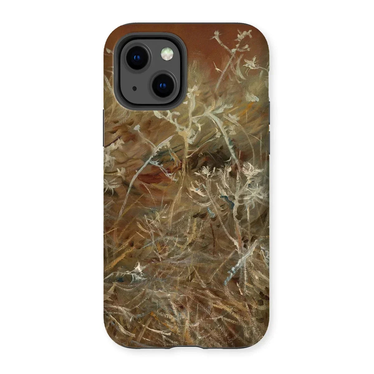 Thistles - John Singer Sargent Iphone Case, 13 / Matte, Phone Case Nature-inspired Abstract Design Delicate Branches Foliage