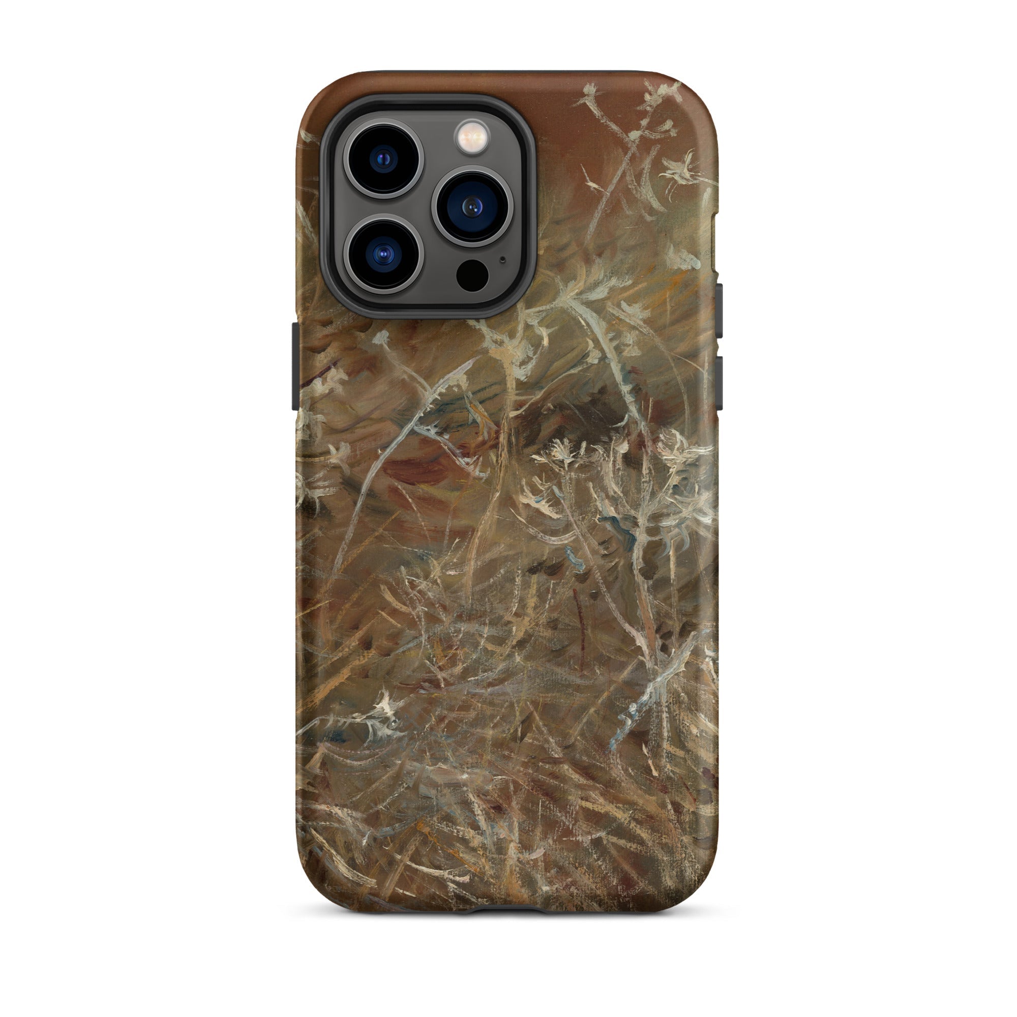 Thistles John Singer Sargent Iphone Case, 14 Pro Max / Matte, Brown Beige Patterned Phone Case