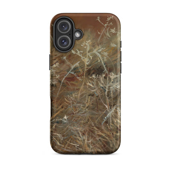Thistles - John Singer Sargent Iphone Case, 16 Plus / Matte, Brown Phone Case Abstract Floral Design