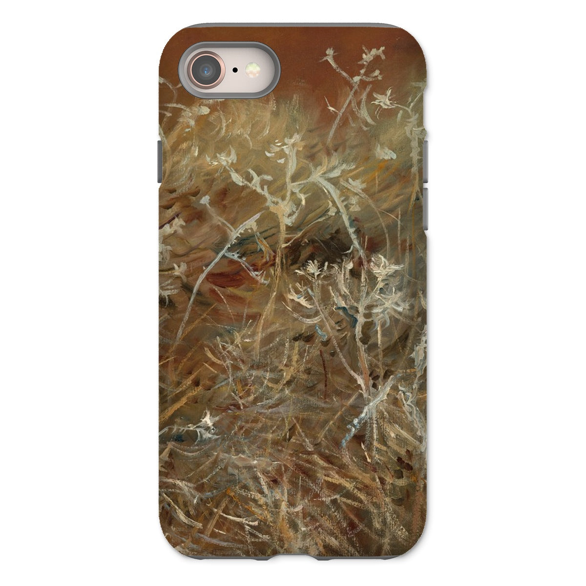 Thistles John Singer Sargent Iphone Case, 8 / Matte, Phone Case Abstract Nature Inspired Design Tangled Branches Foliage