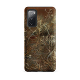 Thistles - John Singer Sargent Samsung Case, Galaxy S20 Fe / Matte, Brown Dark Green Smartphone Case Textured Abstract Pattern