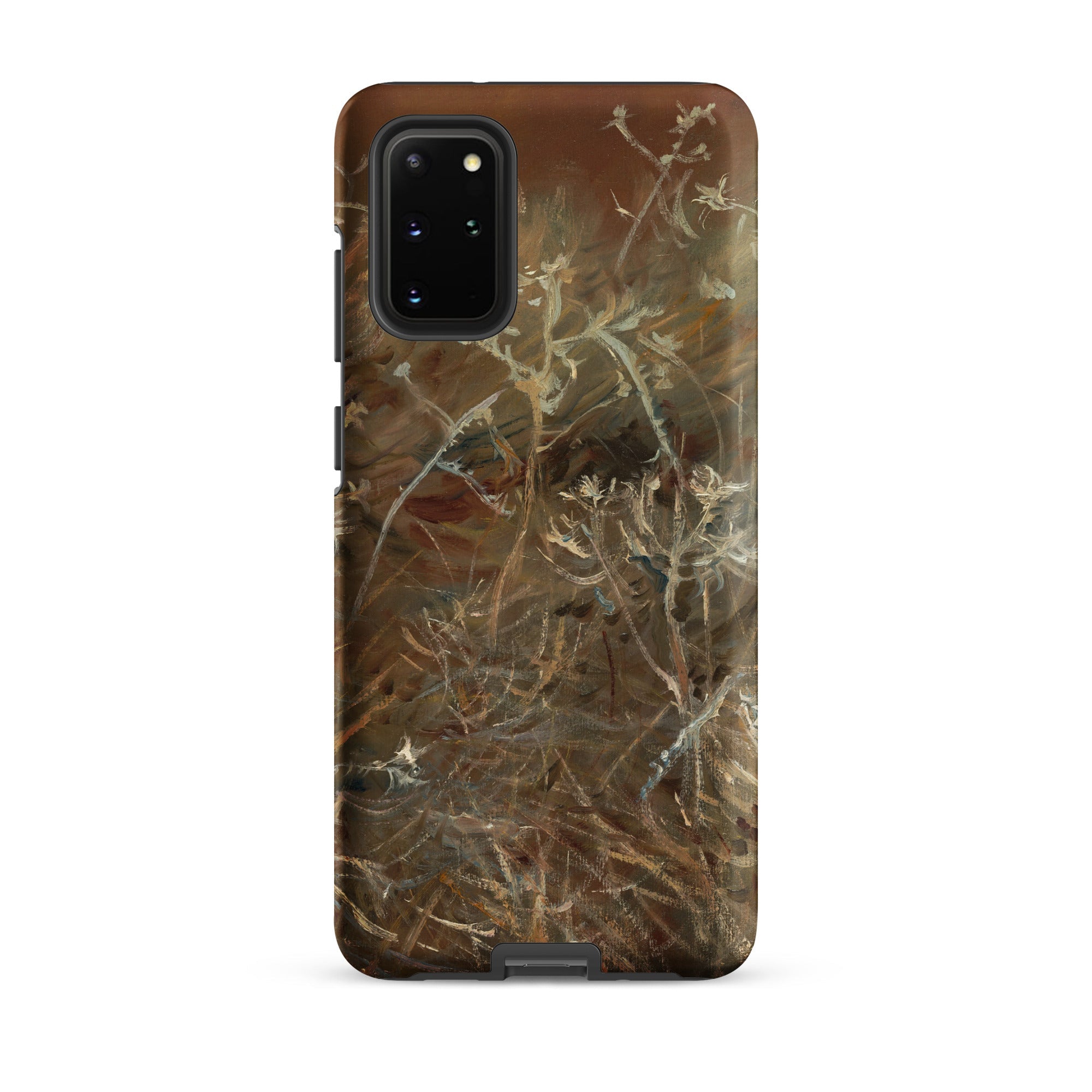Thistles John Singer Sargent Samsung Case, Galaxy S20 Plus / Matte, Samsung Galaxy S20 Plus Phone Case Brown Tan