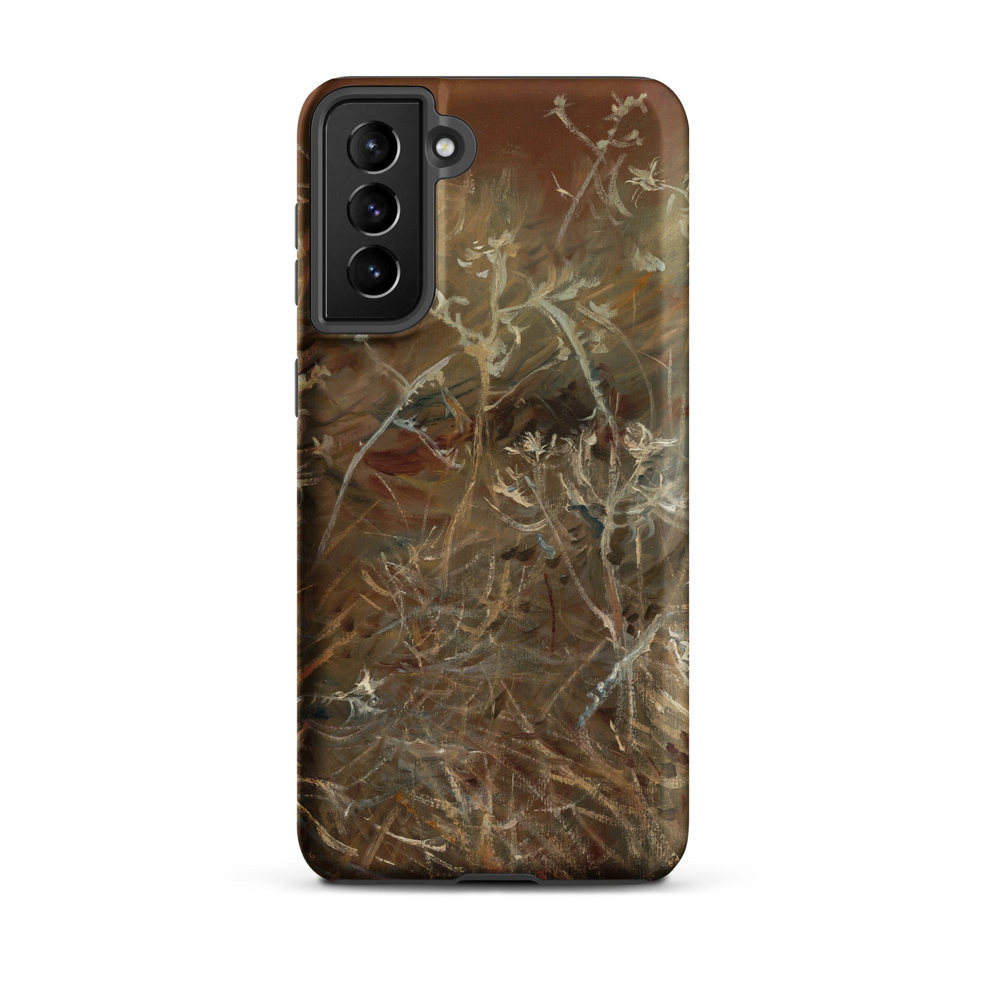Thistles John Singer Sargent Samsung Case, Galaxy S21 Plus / Matte, Smartphone Case Frosted Plant Design