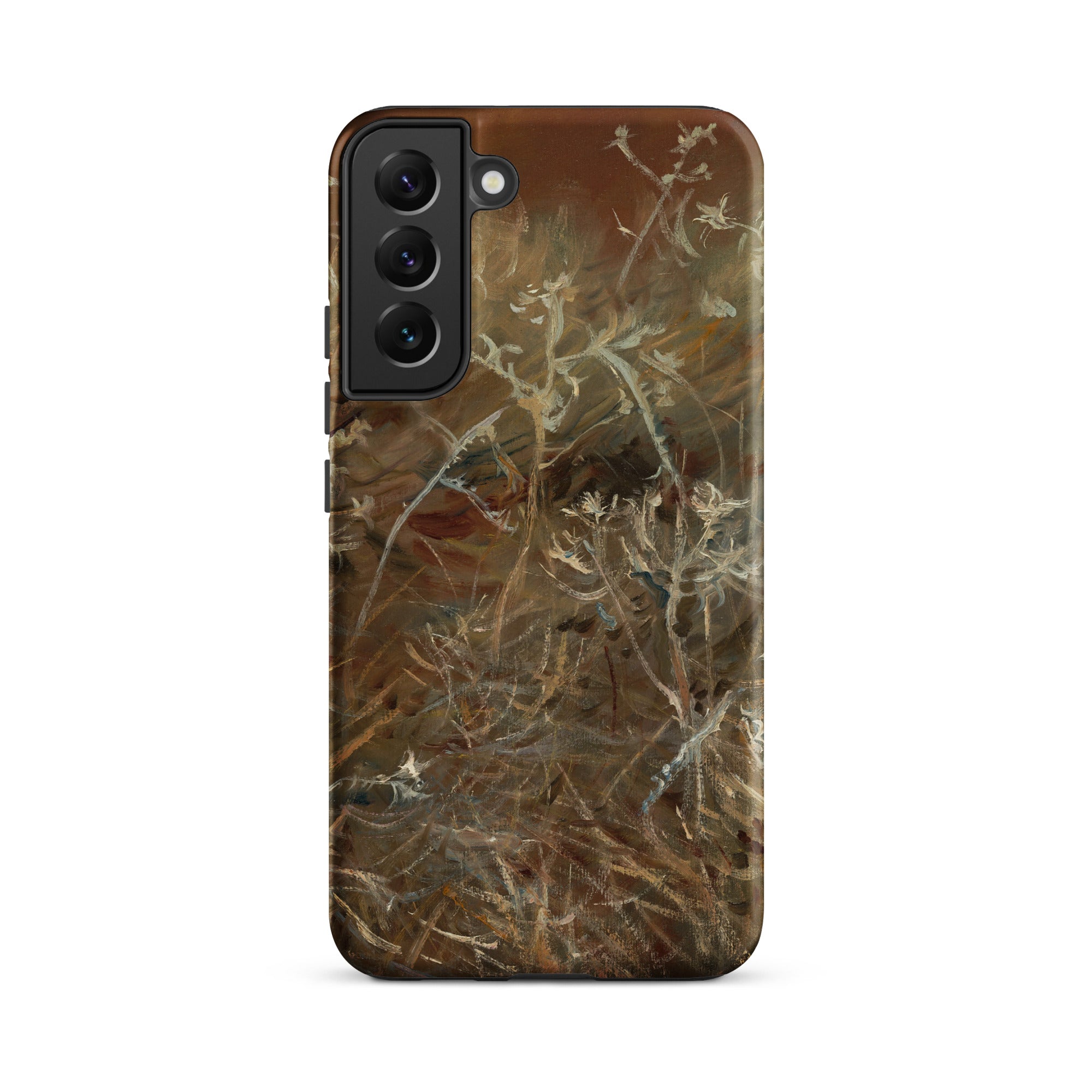 Thistles John Singer Sargent Samsung Case, Galaxy S22 Plus / Matte, Smartphone Case Nature Inspired Design Abstract Earthy Tones Delicate