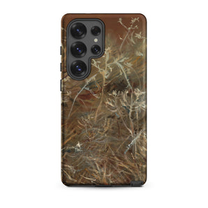Thistles - John Singer Sargent Samsung Case, Galaxy S25 Ultra / Matte, Brown Green Abstract Art-patterned Smartphone Case
