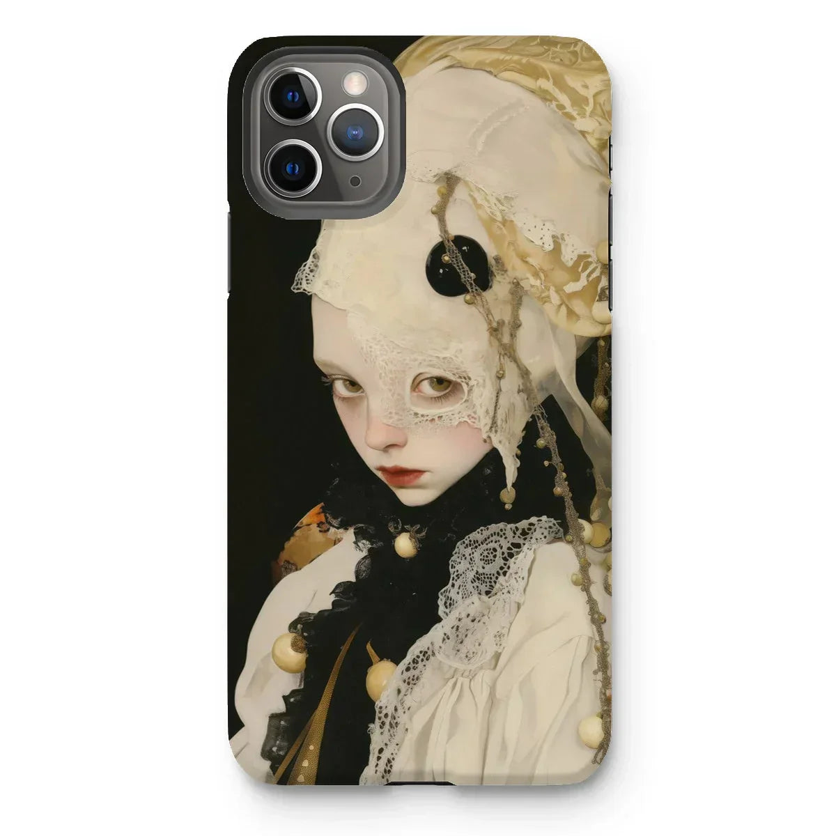 Thomasin - Queer White Witch Iphone Case, 11 Pro Max / Matte, Phone Case Artistic Portrait Pale Figure Ornate Headdress
