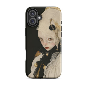 Thomasin - Queer White Witch Iphone Case, 16 Plus / Matte, Phone Case Surreal Portrait