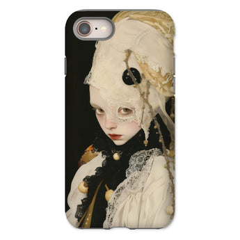 Thomasin - Queer White Witch Iphone Case, 8 / Matte, Phone Case Eerie Pale Figure Ornate Headdress Dark