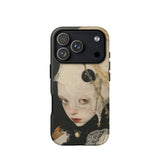 Thomasin - Queer White Witch Phone Case Iphone 17 Pro / Matte Black Gold Vintage Portrait Design Gothic Surrealism Collide, Mobile Cases