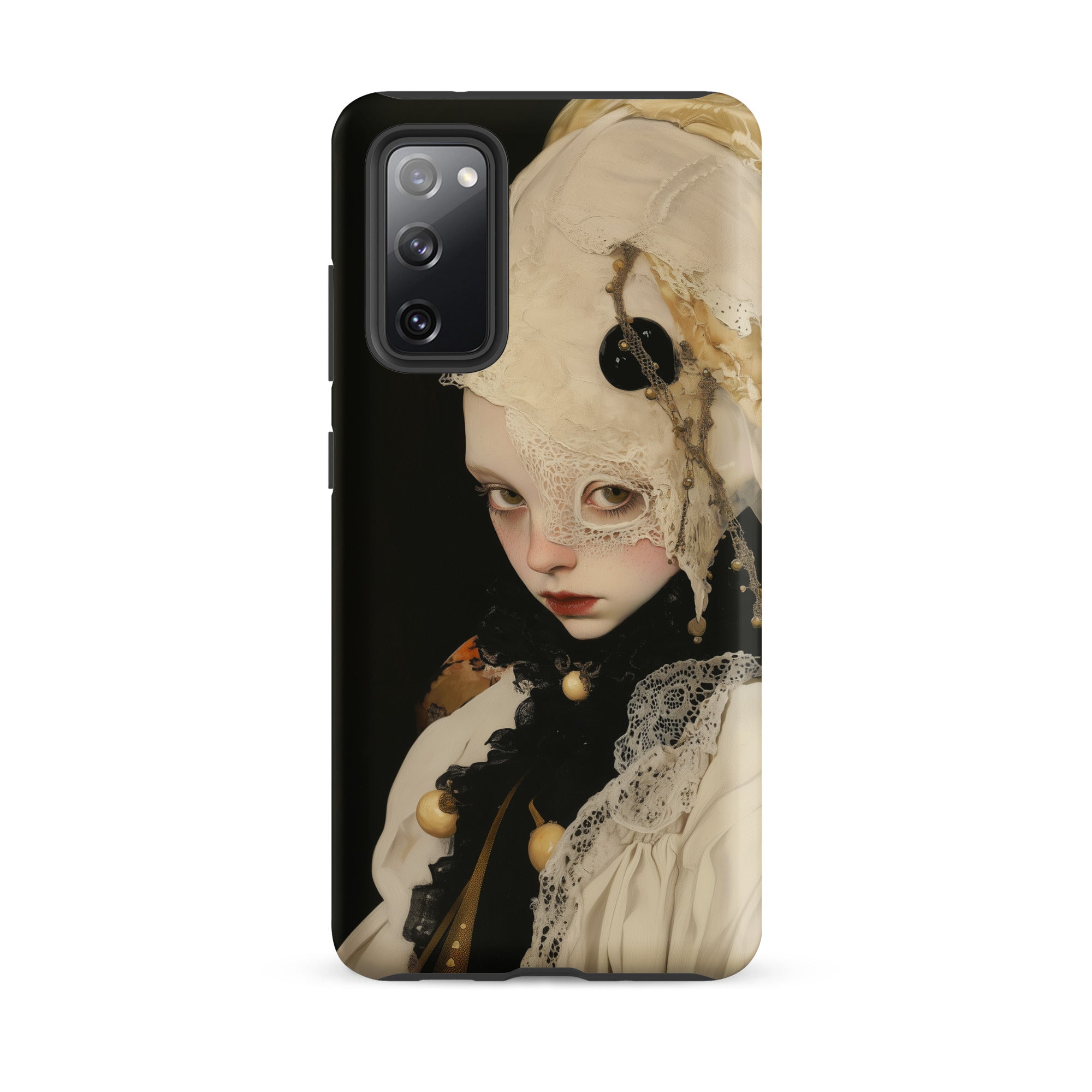 Thomasin Queer White Witch Samsung Case, Galaxy S20 Fe / Matte, Black Phone Case Macabre Portrait