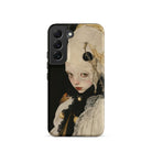 Thomasin Queer White Witch Samsung Case, Galaxy S22 / Matte, Smartphone Black Cream Art Print Case Stylized Portrait