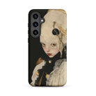 Thomasin Queer White Witch Samsung Case, Galaxy S24 Plus / Matte, Smartphone Dark Case Macabre Doll Like Portrait