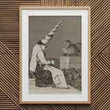 Those Specks of Dust - Francisco De Goya Art Print, 20x30’’ / 51x76cm / Natural Frame / 2’’ Matboard, Framed Print Goya’s Los Caprichos