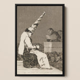 Those Specks of Dust - Francisco De Goya Art Print / Canvas, 12x17’’ / A3 / Black Frame, Posters Prints & Visual Artwork, Toby Leon