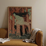 Drei Frauen und Wölfe - Eugene Grasset Kunstdruck, Poster Drucke & Visuelle Kunstwerke, Toby Leon