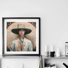 Thuanthong - Dandy Thai Transman Cowboy Art Print Posters Prints & Visual Artwork