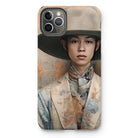 Thuanthong - Trans Thai Cowboy Iphone Case, 11 Pro Max / Matte, Iphone Case Portrait Young Asian Person Wide-brimmed Hat