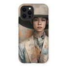 Thuanthong - Trans Thai Cowboy Iphone Case, 13 Pro Max / Matte, Phone Case Portrait Young Asian Person Wide-brimmed Hat