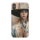Thuanthong - Trans Thai Cowboy Iphone Case, x / Matte, Phone Case Portrait Young Asian Man Wide-brimmed Hat