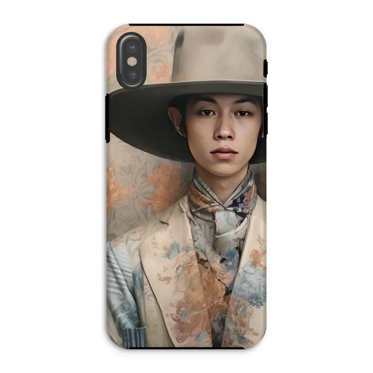 Thuanthong - Trans Thai Cowboy Iphone Case, Xs / Matte, Phone Case Portrait Young Asian Person Wide-brimmed Hat