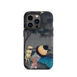 Thunderstorm at Tateishi - Takahashi Shōtei Phone Case Iphone 14 Pro / Matte Japanese Art Phone Case Takahashi Shōtei’s Thunderstorm,