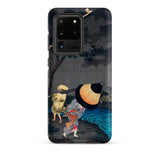 Thunderstorm at Tateishi - Takahashi Shōtei Samsung Case, Galaxy S20 Ultra / Matte, Smartphone Case Traditional Japanese Ukiyo-e Print