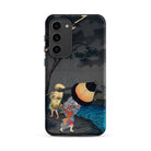 Thunderstorm at Tateishi Takahashi Shōtei Samsung Case, Galaxy S23 Plus / Matte, Smartphone Case Traditional Japanese Woodblock Print