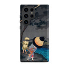 Thunderstorm at Tateishi Takahashi Shōtei Samsung Case, Galaxy S23 Ultra / Matte, Phone Case Traditional Japanese Ukiyo e Woodblock Print