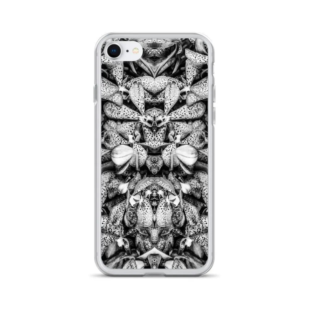 Tickled Pink² Floral Iphone Case - Black And White - Iphone Se - Mobile Phone Cases - Aesthetic Art