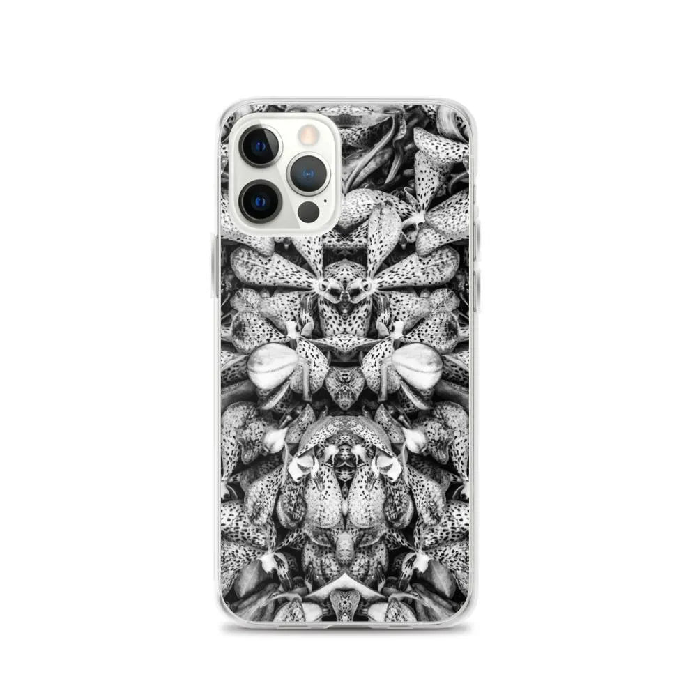 Tickled Pink² Floral Iphone Case - Black And White - Iphone 12 Pro - Mobile Phone Cases - Aesthetic Art
