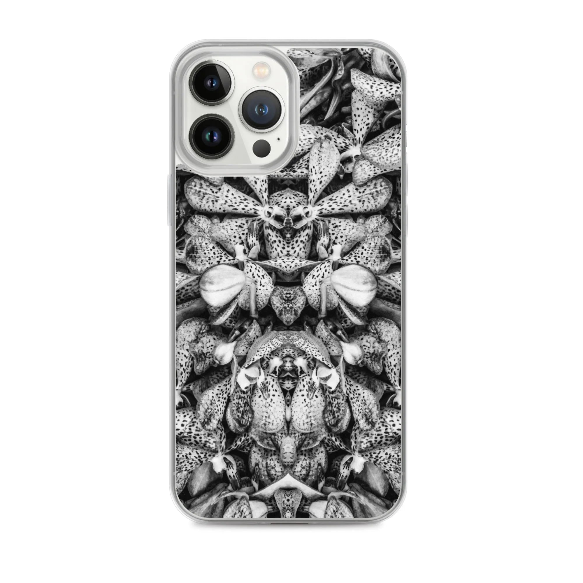Tickled Pink² Floral Iphone Case - Black And White - Iphone 13 Pro Max - Mobile Phone Cases - Aesthetic Art