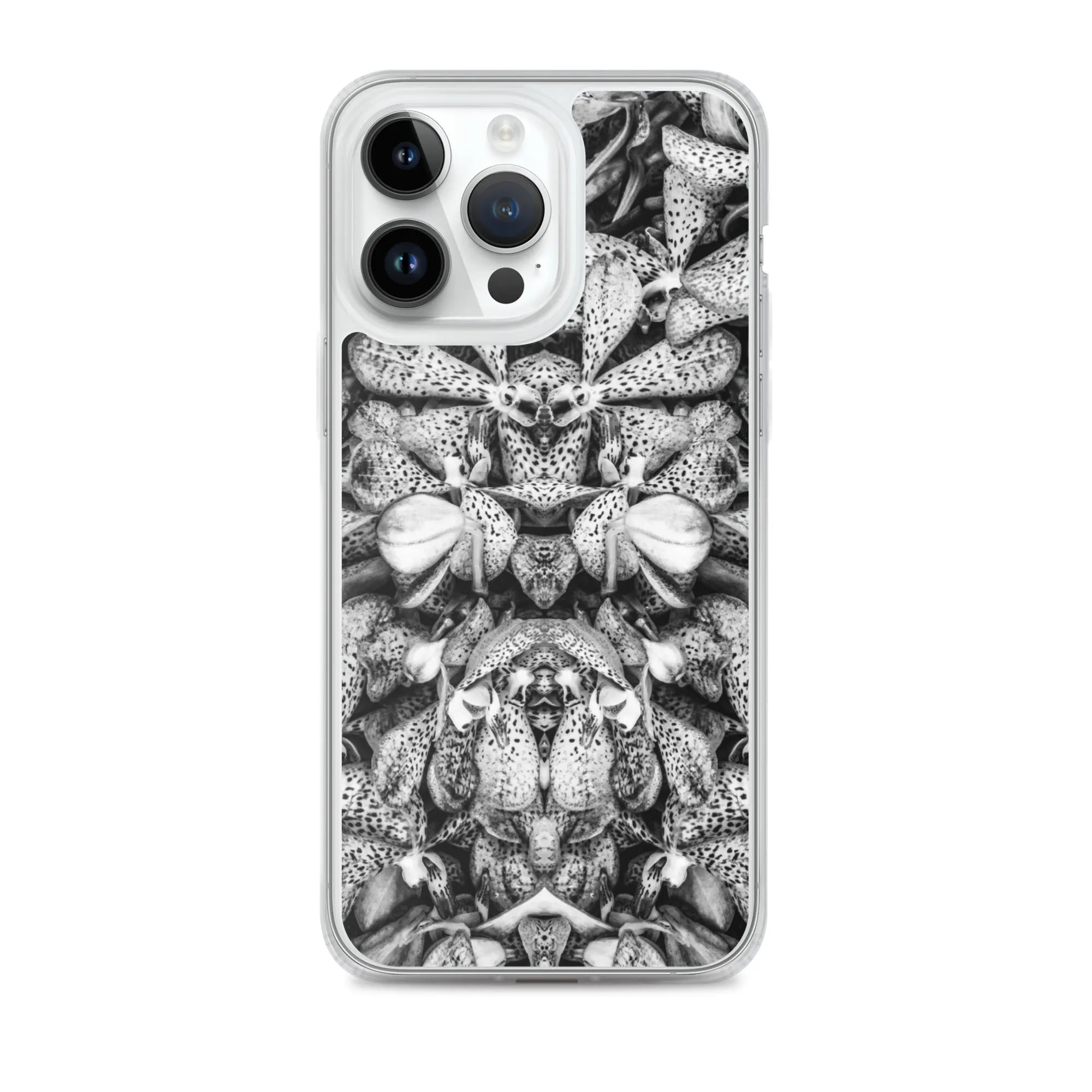 Tickled Pink² Floral Iphone Case - Black And White - Iphone 14 Pro Max - Mobile Phone Cases - Aesthetic Art