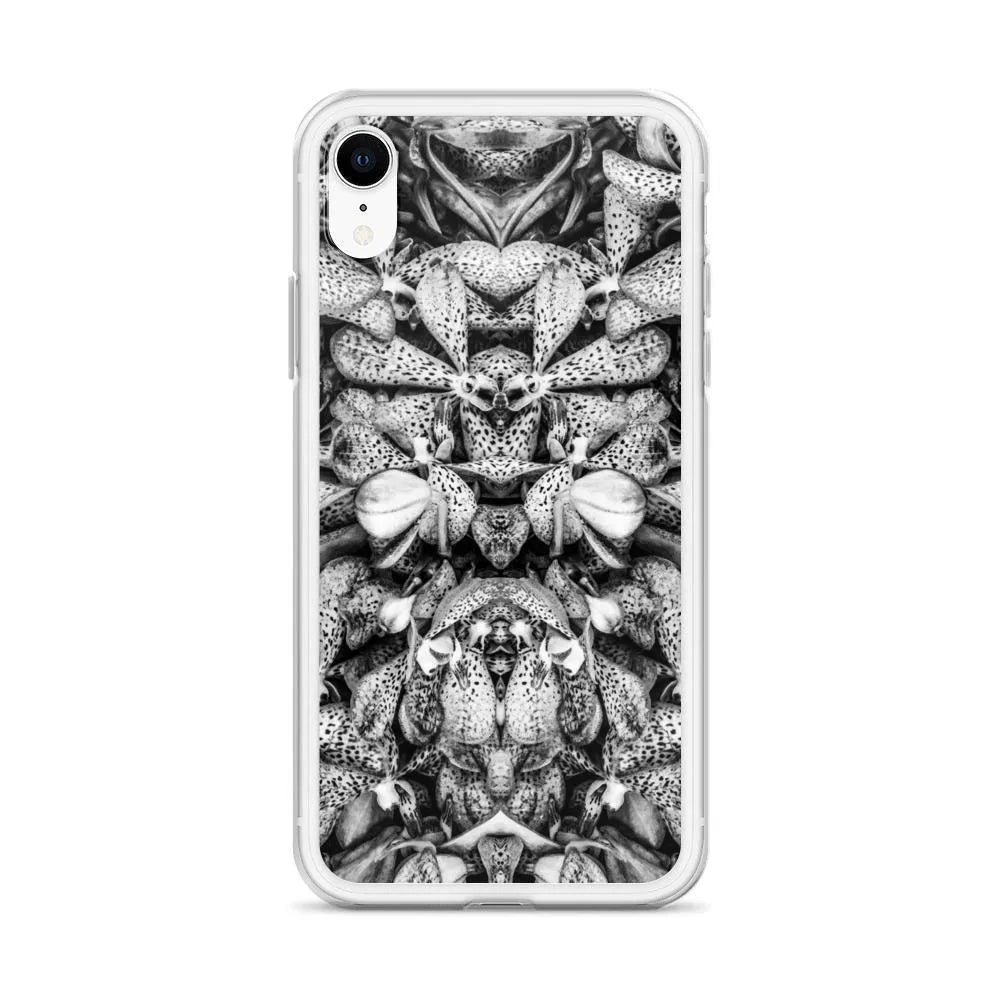 Tickled Pink² Floral Iphone Case - Black And White - Mobile Phone Cases - Aesthetic Art