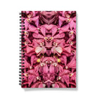 Tickled Pink - Fuschia Orchid Op Art Notebook A5 - Graph Paper Notebooks & Notepads